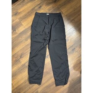 Royal Robbins Stretch Hiking Pants Women's Size 8 Nylon Black Travel Lightweight